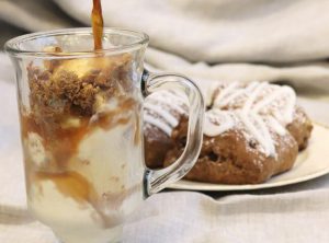 Ginger Bread Scone Affogato