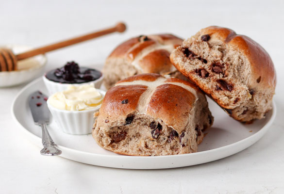 Hot cross bun toppers