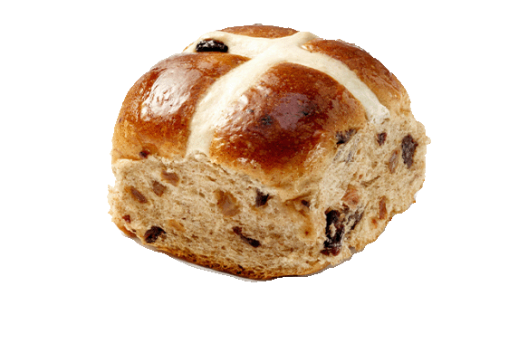 Traditional Fruit Hot Cross Bun