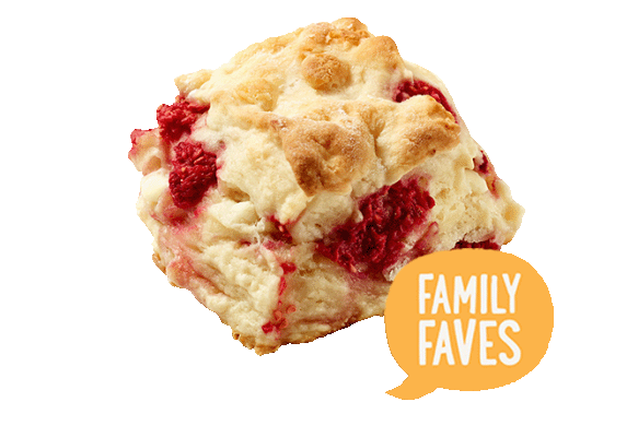 Berry & White Chocolate Scone