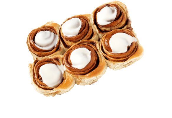 mini 6 pack cinnamon bun